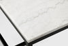 Webber 48" Modern Marble Sofa Table - White | Table de salon moderne Webber de 48 po en marbre - blanche