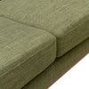 Kort & Co. Freeman 80” Linen-Look Fabric Condo Size Sofa with Wood Legs - Avocado Green | Sofa Freeman de Kort & Co. de 80 po de format condo en tissu d’apparence lin avec base et pattes en bois - vert avocat