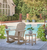 Bask Outdoor Patio Rocking Chair - High Density Plastic, UV & Weather Resistant - Taupe | Fauteuil à bascule d'extérieur Bask - Plastique haute densité, résistant aux UV et aux intempéries - Taupe