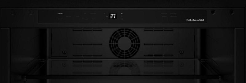 KitchenAid 24\" Panel-Ready Undercounter Refrigerator – Black and Stainless Steel - KURL124SSB