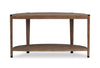 Gordon 56” Round Solid Wood Sofa Table - Brown | Table de salon ronde Gordon de 56 po en bois massif - brune