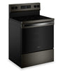 Whirlpool 5.3 Cu. Ft. Electric Range with Air Cooking – Black on Stainless - YWFES5730SV | Cuisinière électrique Whirlpool de 5,3 pi3 avec cuisson à air – noir sur acier inoxydable - YWFES5730SV