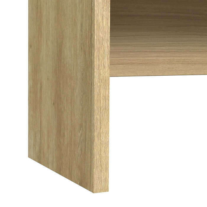 Scott Living Lenore 54” Modern Desk with Storage - Natural