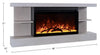 Canyon 48" Electric Fireplace with Wall-Mount Mantel - Grey | Foyer électrique Canyon de 48 po avec manteau mural - gris | CAN48FIR