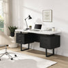 Winslow 60" Desk with 3-Drawers – Black | Bureau Winslow de 60 po à 3 tiroirs - noir