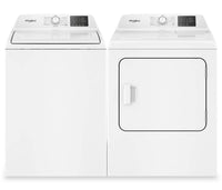 Whirlpool 4.5 Cu. Ft. Top Load Impeller Washer and 7.0 Cu. Ft. Gas Dryer – White
