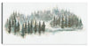 Pine Trees Canvas Artwork – 24\" x 48\"