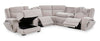 Shaquille O’Neal Home Legacy 6-Piece Left-Facing Power Reclining Sectional with Shaq-o-pedic Comfort - Grey  | Sofa sectionnel de gauche à inclinaison électrique Legacy de Shaquille O’Neal Home 6 pièces avec confort Shaq-o-pedic - gris  | LEGAFLS6