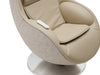 LG 29.6" Leather-Look Fabric Reclining Massage Chair with Matching Ottoman - Brown | Fauteuil de massage inclinable LG de 29,6 po en tissu d’apparence cuir avec pouf assorti - brun
