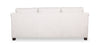 Mallie 84" Chenille Fabric Sofa with Rolled Arms and Wood Legs - Shell White | Sofa Mallie de 84 po en tissu de chenille avec accoudoirs enroulés et pattes en bois - blanc coquillage