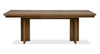 Scott Living Henri 5pc Dining Set with Table & Chairs, 66-84"W Extension, Wood - Brown & Cream | Ensemble de salle à manger Henri de Scott Living 5 pièces en bois avec table, rallonge de 66 po à 84 po (L) et chaises - brun et crème