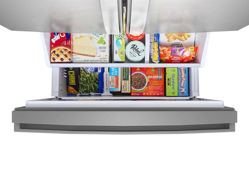 Whirlpool 36\" 24 Cu. Ft. True Counter Depth French Door Refrigerator – Stainless Steel - WRFC3036RZ