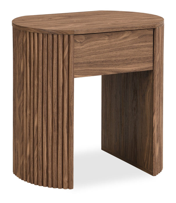 Briggs 21.65\" End Table with Storage - Brown