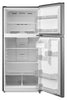 Midea 30” 20.5 Cu. Ft. Top Mount Freezer Refrigerator – Stainless Steel - MRT21D2BST | Réfrigérateur Midea de 20,5 pi³ et de 30 po à congélateur supérieur - acier inoxydable - MRT21D2BST