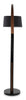 Sybil 18" Mid-Century Modern Floor Lamp with Marble Base – Black Walnut | Lampe à pied moderne du milieu du 20e siècle Sybil de 18 po avec base en marbre - noyer noir