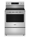 Maytag 30\" 5.3 Cu. Ft. Electric Range with No Preheat Air Fry - Fingerprint Resistant Stainless Steel - YMFES7030SZ