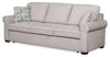 Scott Living Haven 96" Chenille Fabric Sleeper Sofa with Wood Legs - Grey | Sofa-lit Haven de Scott Living de 96 po en tissu de chenille avec pattes en bois - grise