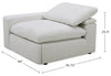 Sky Modular 45.75" Fabric Left-Facing Power Reclining Chair with Feather Down Cushions - Nathan Wheat | Fauteuil de gauche à inclinaison électrique modulaire Sky de 45,75 po en tissu avec coussins en duvet et plumes - blé Nathan