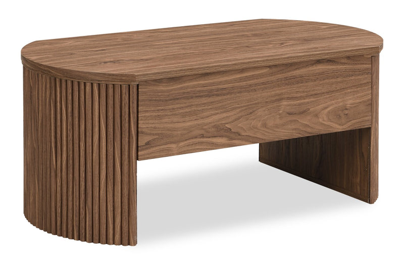 Briggs 39.76\" Lift Top Coffee Table with Storage - Brown