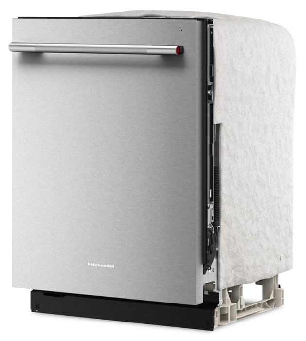 KitchenAid 24\" 44 dBA Dishwasher with 360° Max Jets™ Third Rack - PrintShield Stainless - KDTS624SPS