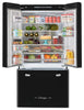 Classic Retro by Unique 36" 21.4 Cu. Ft. Counter-Depth Refrigerator - Midnight Black - UGP-595L B AC | Réfrigérateur Classic Rétro par Unique de 36 po et de 21,4 pi3 de profondeur comptoir - noir minuit - UGP-595L B AC | U595LBAC