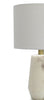 Sofia 20” Modern Stone Table Lamp - Natural Alabaster | Lampe de table moderne Sofia de 20 po en pierre - albâtre naturel