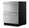 KitchenAid 24" 5.7 Cu. Ft. Undercounter Double-Drawer Refrigerator/Freezer – Stainless Steel - KUCT524SSB | Tiroir réfrigérateur-congélateur double KitchenAid de 5,7 pi³ et de 24 po sous le comptoir - acier inoxydable - KUCT524SSB