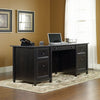 Edge Water 65.12" Executive Desk with 4 Drawers - Estate Black | Bureau président Edge Water de 65,12 po à 4 tiroirs - noir Estate