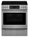 Café 30\" 5.7 Cu. Ft. Electric Range with Dynamic Bake - Stainless Steel - CRS70XAWCS1 