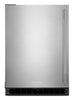 KitchenAid 24" Panel-Ready Undercounter Refrigerator – Black and Stainless Steel - KURL124SSB | Réfrigérateur KitchenAid de 24 po sous le comptoir à panneau personnalisable - noir et acier inoxydable - KURL124SSB