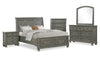 Chelsea Bedside 2-Drawer Nightstand, 28"W x 28"H - Grey | Table de nuit Chelsea de 28 po (L) x 28 po (H) à 3 tiroirs - grise