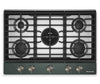 KitchenAid Gas-on-Metal Cooktop with CookShield Finish - Juniper - KCGK730SJP | Surface de cuisson KitchenAid au gaz sur métal avec fini CookShield - minerai noir - KCGK730SJP