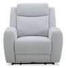 Reign 41.25" Fabric Power Reclining Chair with USB Port - Bronco Stone Grey | Fauteuil à inclinaison électrique Reign de 41,25 po en tissu avec port USB - gris pierre Bronco