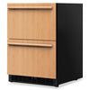 KitchenAid 24" 4.4 Cu. Ft. Undercounter Double-Drawer Refrigerator – Panel Ready - KURT524SPA | Réfrigérateur à deux tiroirs sous le comptoir KitchenAid de 24 po et 4,4 pi³ – prêt pour panneau personnalisable – KURT524SPA