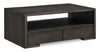 Zelda 48" Coffee Table with Storage and Shelf – Warm Mocha | Table à café Zelda de 48 po avec rangement et tablette - moka chaud | ZELBRCTB