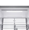 LG 36" 29 Cu. Ft. Standard-Depth MAX® 4-Door French-Door Refrigerator with InstaView® - LF29S9775S | Réfrigérateur à 4 portes LG de 29 pi3 et de 36 po de profondeur standard MAXMC à portes françaises avec InstaViewMD - LF29S9775S