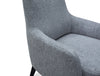 Monroe 29" Fabric Accent Chair with Metal Legs - Grey | Fauteuil d’appoint Monroe de 29 po en tissu avec pattes en métal - gris
