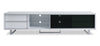 Amelia 89" x 22" Modern TV Stand with Storage and Cable Management for TVs up to 100" - White | Meuble pour téléviseur moderne Amelia de 89 po x 22 po avec rangement et système de gestion des câbles pour téléviseurs jusqu’à 100 po - blanc