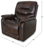 Parker 36" Genuine Leather 3-Position Power Lift Reclining Chair - Brown | Fauteuil basculeur à inclinaison électrique à 3 positions Parker de 36 po en cuir véritable - brun | PARK2BLC