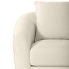 Rio 34.5" Chenille Fabric Swivel Accent Chair - Ivory White | Fauteuil d’appoint pivotant Rio de 34,5 po en tissu de chenille - blanc ivoire