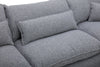 Monaco 5-Piece Sectional - Grey | Sofa sectionnel Monaco 5 pièces - gris