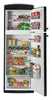 Unique Classic Retro 24" 11 Cu Ft. Top Freezer Refrigerator – Midnight Black - UNQ-310L B TM | Réfrigérateur Classic Rétro d’Unique de 24 po et de 11 pi3 à congélateur supérieur - noir minuit - UNQ-310L B TM