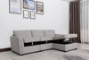 Vault 3-Piece Right-Facing Sectional with Storage Chaise and Two Storage Chairs - Grey | Sofa sectionnel de droite Vault 3 pièces avec fauteuil long de rangement et 2 fauteuils de rangement - gris