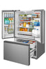 Midea 35.8" 31.7 Cu. Ft. French-Door Refrigerator - Stainless Steel - MRF32I6BST | Réfrigérateur Midea de 31,7 pi³ et de 35,8 po à portes françaises - acier inoxydable - MRF32I6BST