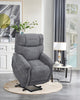 Claire 34" Chenille Fabric Power Lift Reclining Chair - Granite Grey | Fauteuil basculeur à inclinaison électrique Claire de 34 po en tissu de chenille - gris granite