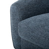 Rio 34.5" Chenille Fabric Swivel Accent Chair - Blue | Fauteuil d’appoint pivotant Rio de 34,5 po en tissu de chenille - bleu