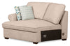 Scott Living Haven 2-Piece Left-Facing Chenille Fabric Cuddler Sectional - Taupe | Sofa sectionnel enveloppant de gauche Haven de Scott Living 2 pièces en tissu de chenille - taupe