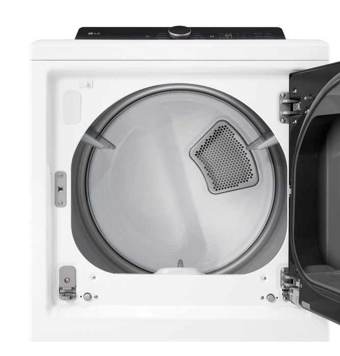 LG 7.3 Cu. Ft. Electric Dryer - White - DLE8400WE