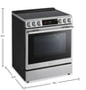 LG 6.3 Cu. Ft. Smart Electric Range with Air Fry – Fingerprint Resistant Stainless Steel - LSEL6337XE | Cuisinière intelligente électrique LG de 6,3 pi3 avec friture à air - acier inoxydable résistant aux traces de doigts - LSEL6337XE