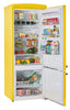 Unique Classic Retro 28" 17 Cu Ft. Bottom Mount Refrigerator - Yellow - UNQ-310L Y TM | Réfrigérateur Classic Rétro d’Unique de 28 po et de 17 pi3 à congélateur inférieur - jaune - UNQ-310L Y TM